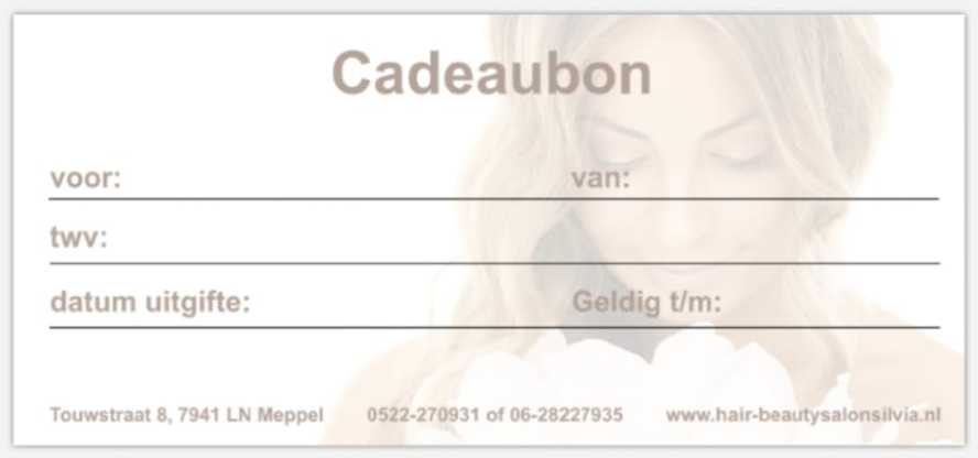 Cadeaubon Hair & Beautysalon Silvia
