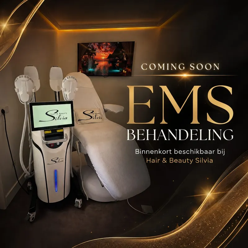 EMS behandeling, binnenkort beschikbaar bij Hair & Beautysalon Silvia in Meppel